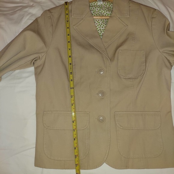 COPY - VINTAGE Old Navy Brand Brown Jacket, Polka Dot Lining, Small - Picture 9 of 9